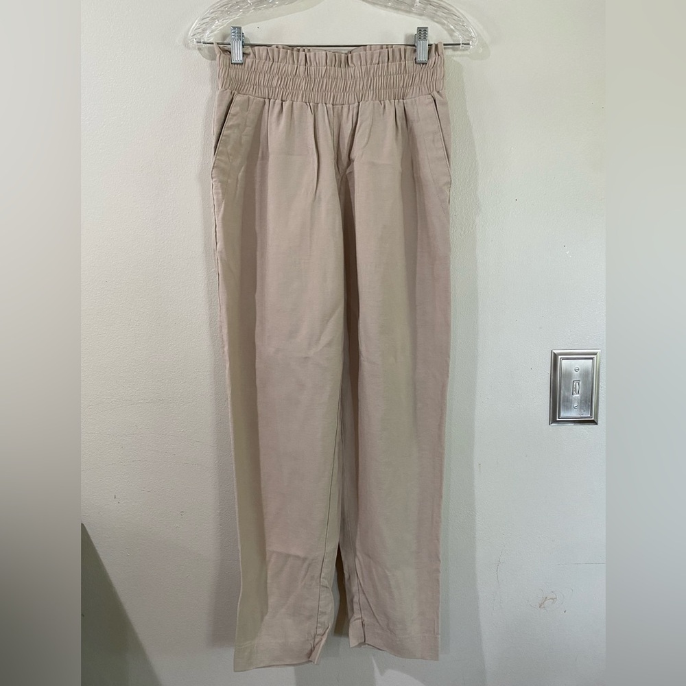 💚a new day Tan Relaxed Fit Elastic Waist